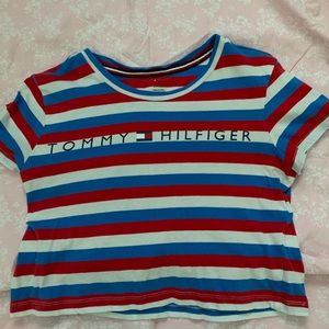 🐳tommy hilfiger striped crop top🐳